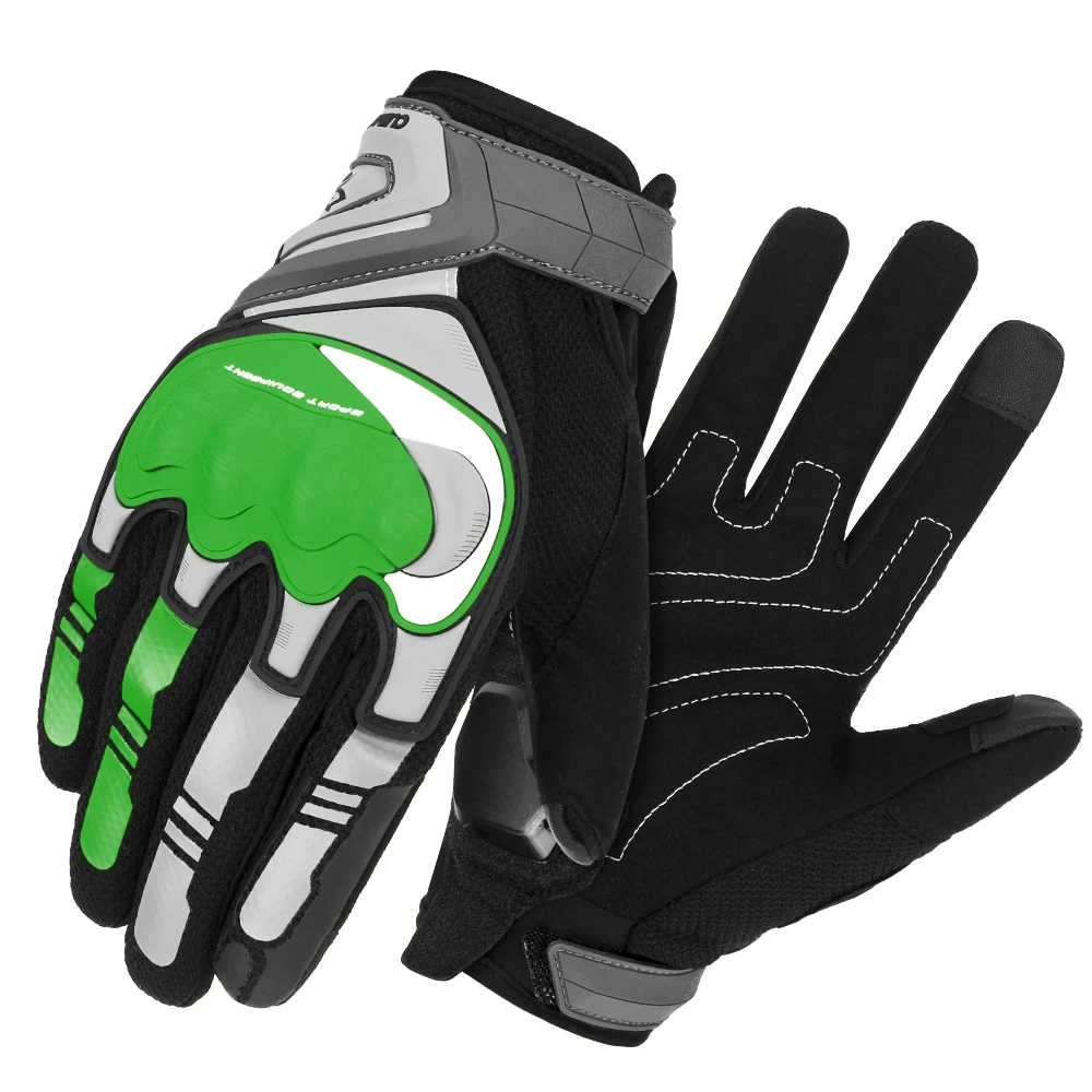 

Green Motorcycle Gloves men women Guantes Moto Touch Screen Motorbike Motocross Riding Racing Gloves for Summer M-XL