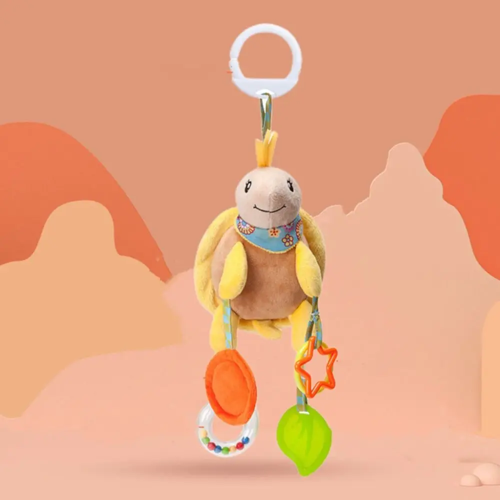 Nette Design Baby Rassel Spielzeug Greifen Fähigkeit Training Plüsch Material Kinderwagen Hängen Spielzeug Glocke Spielzeug Stofftier