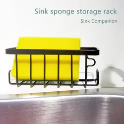 Sponge Drainage Rack Suction Cup Wallmounted Large-capacity Multifunctional Drain Storage Rack Home Kitchen Bathroom Accessories