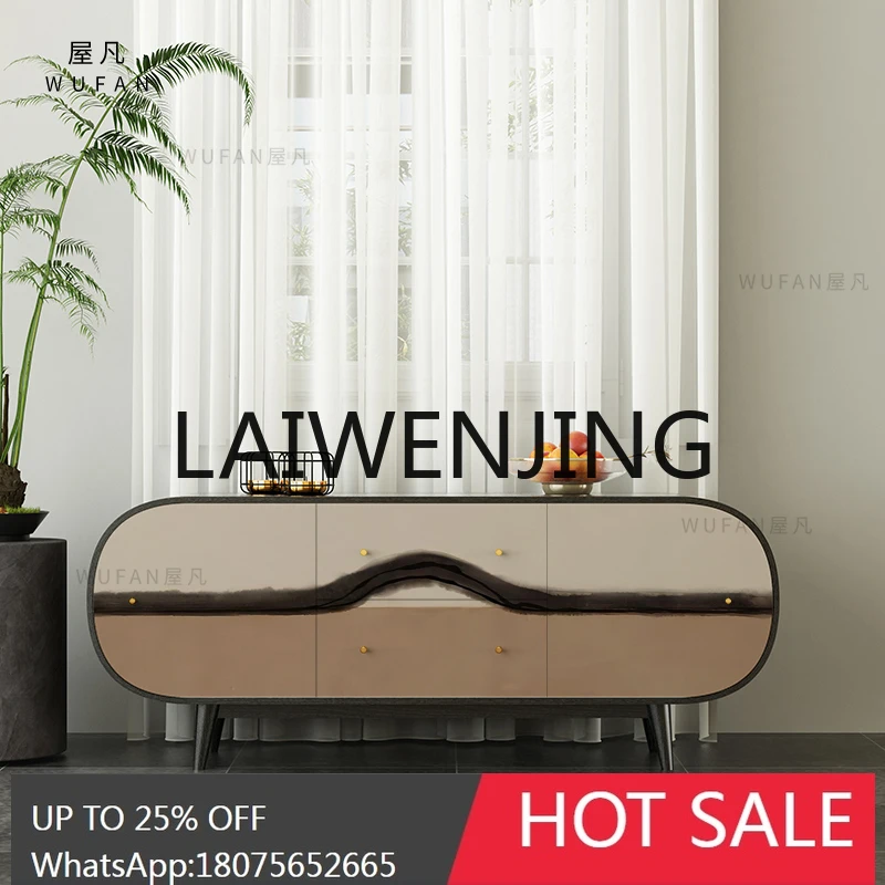 

RWJ Storage Cabinet Dining Room Wall Storage Tea Cabinet Installation-Free All-in-One Cabinet