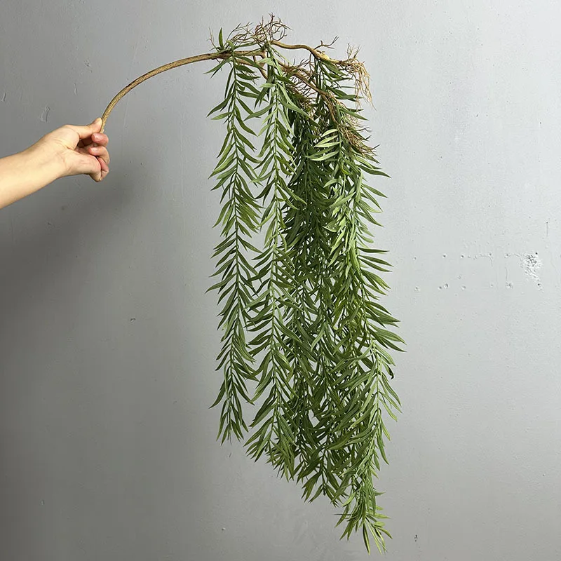 Künstliche Weinrebenpflanzen, persisches Blatt, zum Aufhängen, Rattan, Wandbehang für Wohnzimmer, Hochzeit, Dekoration, Outdoor, Garten, gefälschte Pflanzen – Detail 2
