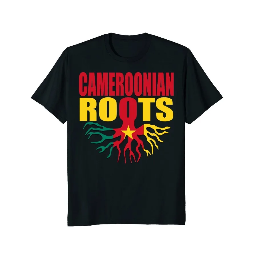 Funny t shirt men novelty women tshirt Storecastle Cameroonian Roots Cameroon Flag Pride