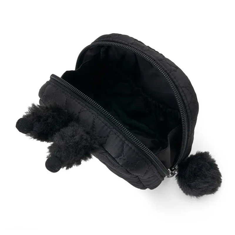 Anime My Melody Kuromi Cartoon Plush Coin Purse Kawaii Portable Lipstick and Miscellaneous Storage Bag Gift for Friends