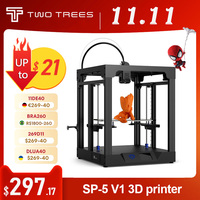 Twotrees 3D Printer SP-5 CoreXY FDM Dual Z Axis Mute Drive 300*300*330mm DIY Kits 3.5 Inch with Touch Screen