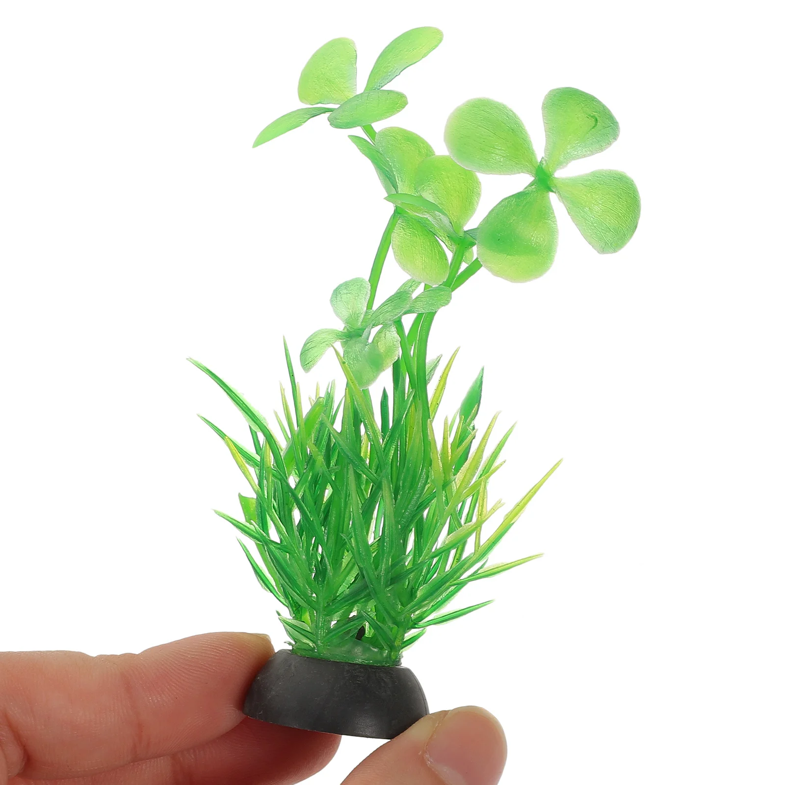 

10Pcs Plastic Aquarium Plants Artificial Water Grass Fish Tank Decorations Safe Soft Betta Fish Freshwater Saltwater Aquarium