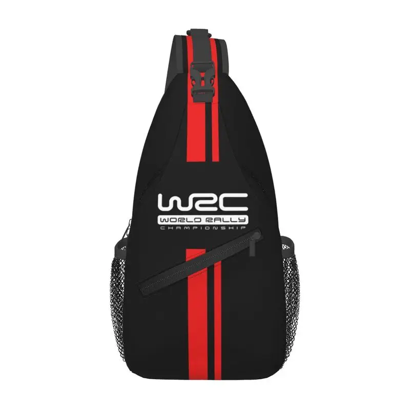 

WRC Рюкзак через плечо для мужчин на заказ Гоночный автомобиль Игровая сумка на плечо нагрудная сумка для путешествий Рюкзак