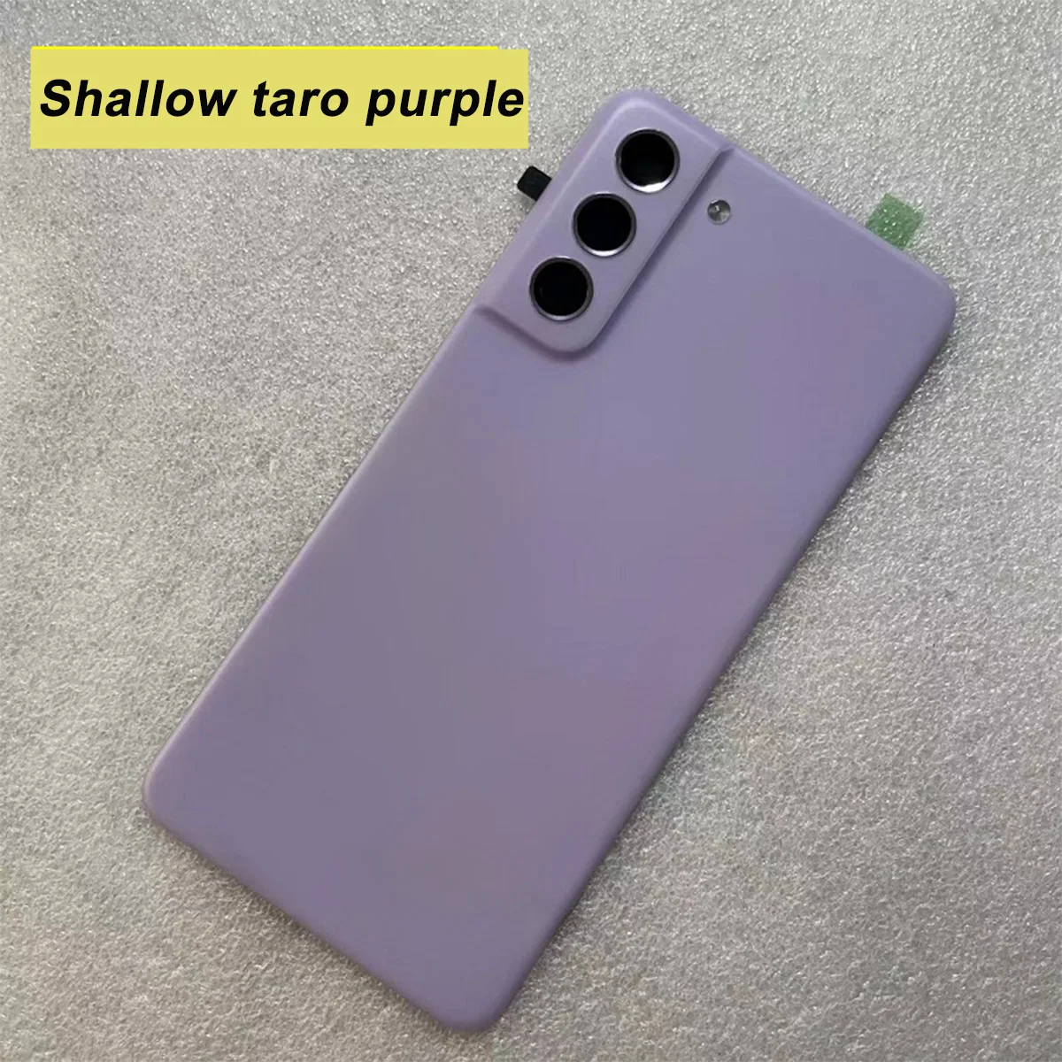 

Для Samsung Galaxy S21FE задняя крышка аккумулятора, стеклянная задняя крышка, сменный чехол с объективом камеры, универсальные все версии