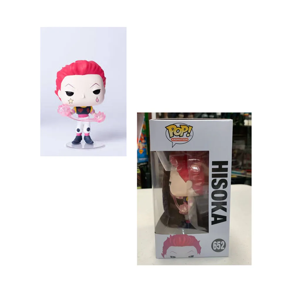 Funko Pop HUNTER X HUNTER Hisoka # 652 Hisoka Diamond exclusivo figura de acción juguetes colección muñecas decoración del hogar modelo regalos para niños