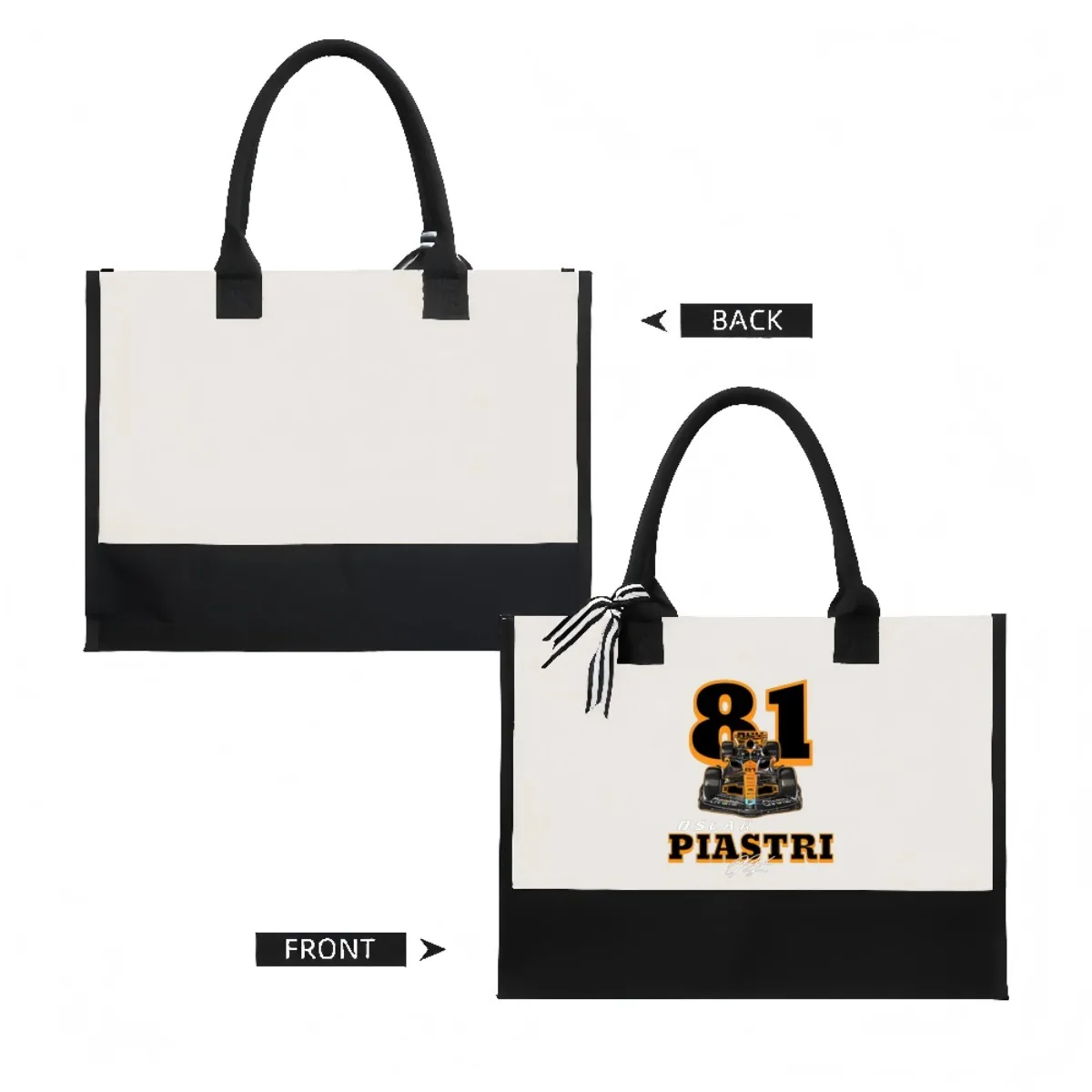 ملصقات شعار أوسكار بيستري للبيع 2026 وصل حديثًا موضة عملية واسعة وقابلة لإعادة الاستخدام حقيبة حمل نمط طباعة 2 نغمة ثقيلة