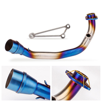 Motorcycle CYGNUSX 1-3 CYGNUS V1 V2 V3 125CC motorcycle exhaust system front connecting pipe, 51mm R77 muffler