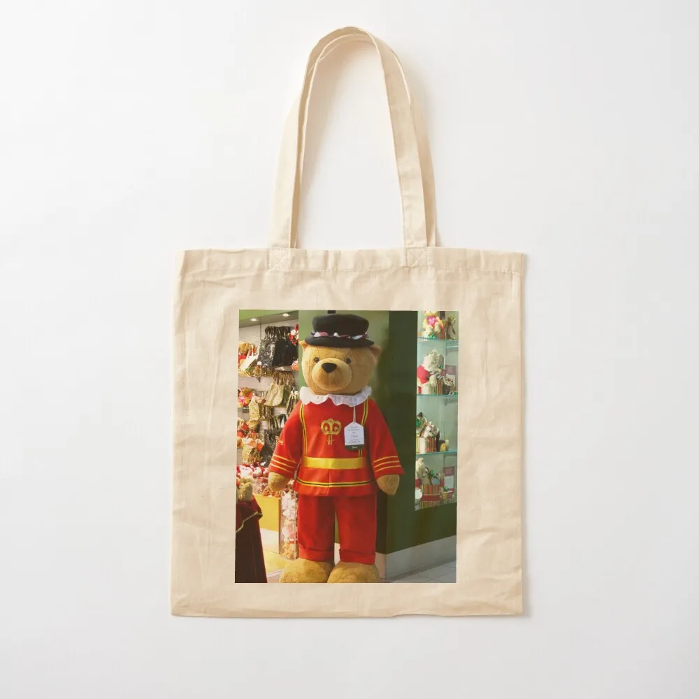 Harrods 6ft Beafeater Bear Tote Bag tote bag women shopping bag logo canvas tote Shopper handbag