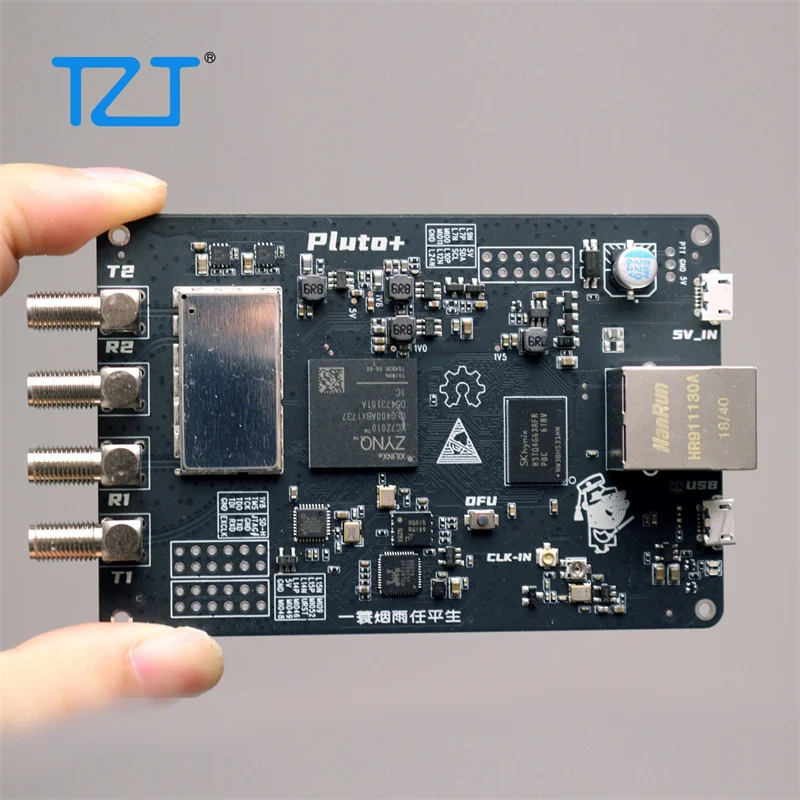 TZT PLUTO+ SDR AD9363 2T2R Radio SDR Transceiver Radio 70MHz-6GHz Software Defined Radio For Gigabit Ethernet Micro SD Card