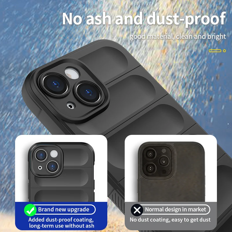 iPhone 14 15 Pro Max 13 12 Pro 11 XS Max XR 14Plus 15Plus 7 8 Plus SE2022 전화 커버 액체 실리콘 코크 용 충격 방지 케이스