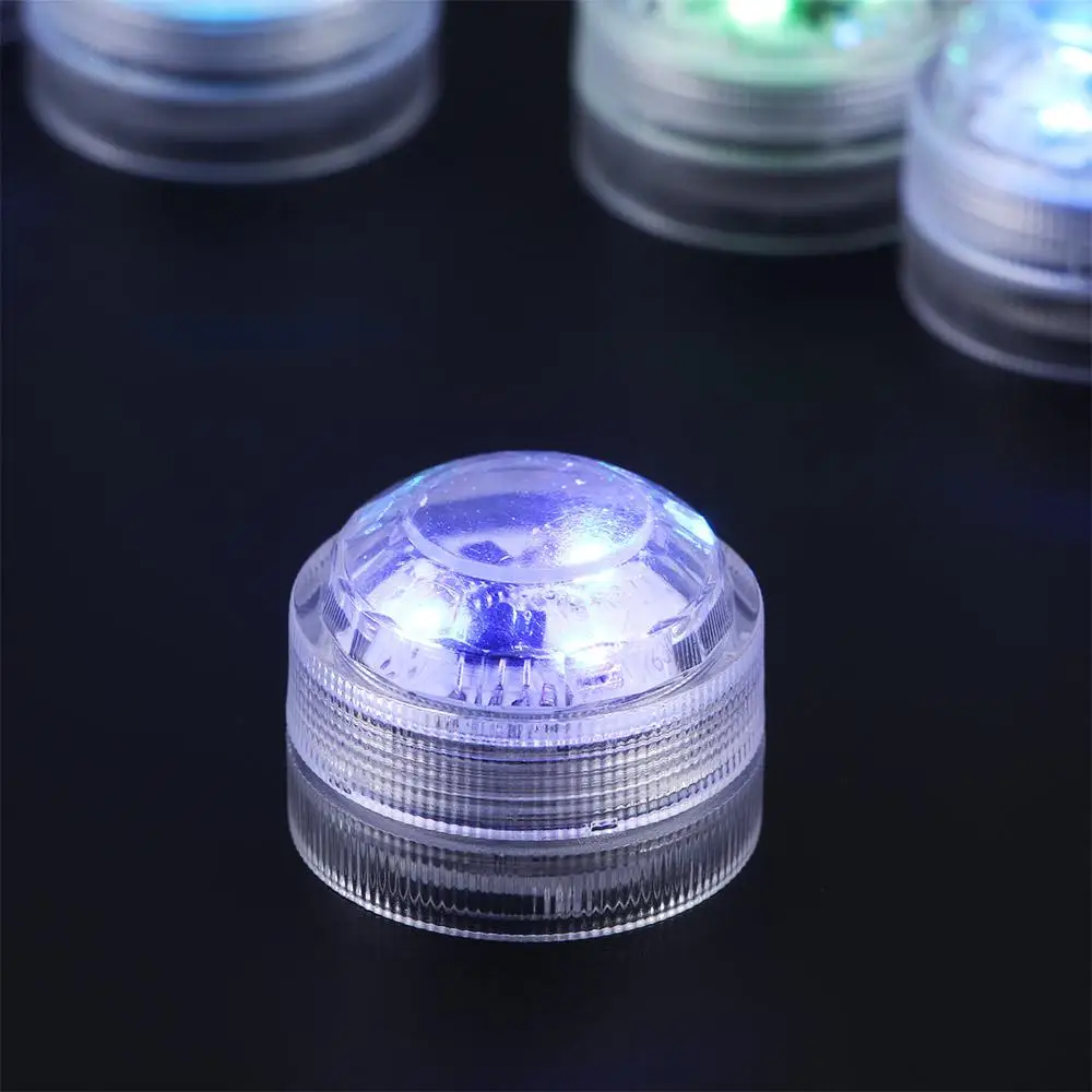 Underwater Waterproof Hot Tub Wedding Aquarium Tea Light Party Decoration Night Lamp Submersible LED Lights Pool Light