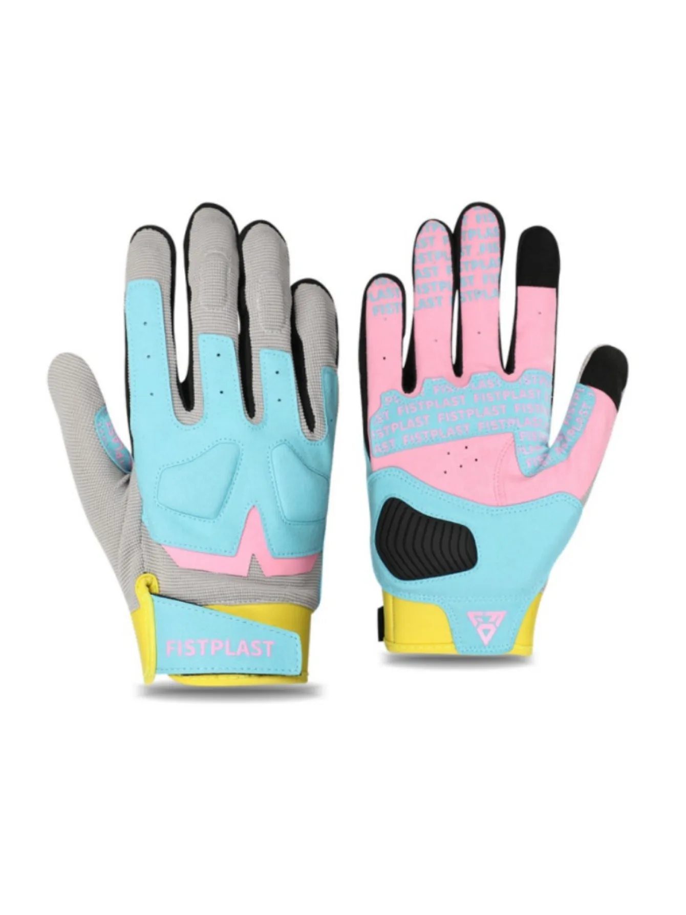 Macaron four-color anti-collision riding outdoor sports motorcycle long finger outdoor wear gloves