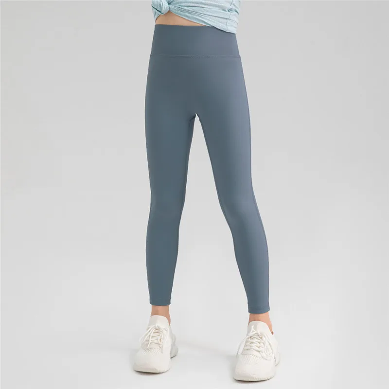 Mädchen Yoga Leggings Kinder dünne Strumpfhose Jogging hose Sommer atmungsaktiv weich elastisch enge Sport hose Kinder tanzen dünne Hosen