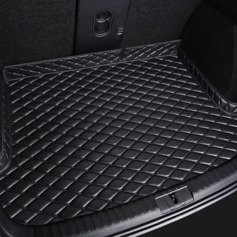 Custom Car Trunk Mat for Lincoln Navigator Aviator Corsair 2020-2022 Car Accessories Artificial Leather Carpet