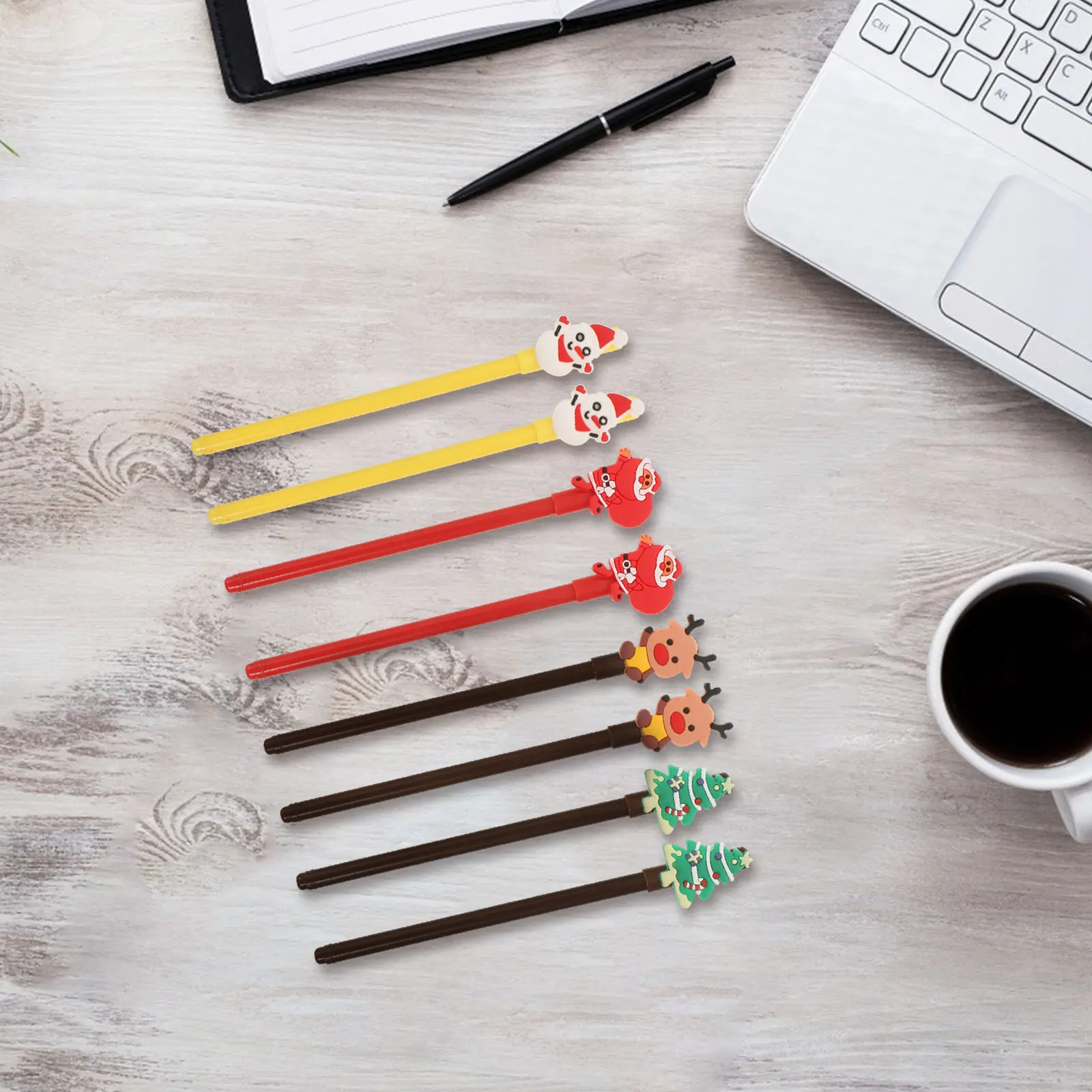 

16Pcs Creative Christmas Gel Pens Premium Gel Ink Smooth Writing Comfortable Grip for Kids Students Teachers Home Office Gift