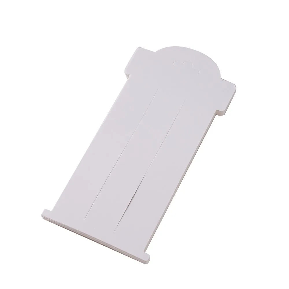 20pcs 16x8cm Hair Clip Display Cards Paper Cardboard Bow Holder For Jewelry Accessory Organizer Selling Small Business Packaging