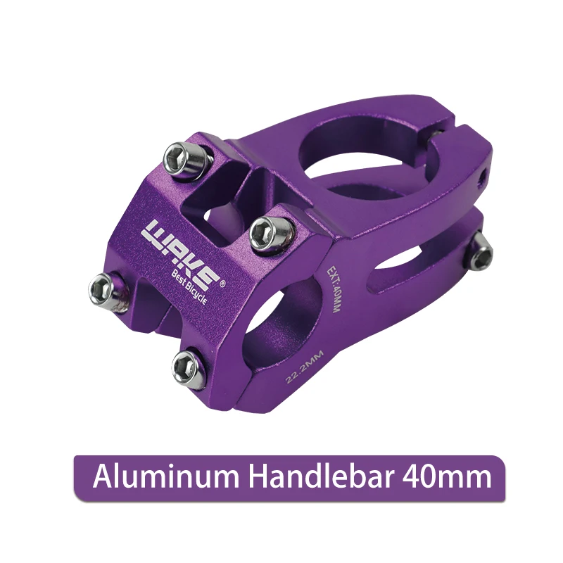 Waak Fiets Stuur Steel Mountainbike Accessoires 22.2Mm Aluminium 40Mm Kids Fiets Voor Mtb Bmx Fietsen Vouwfiets