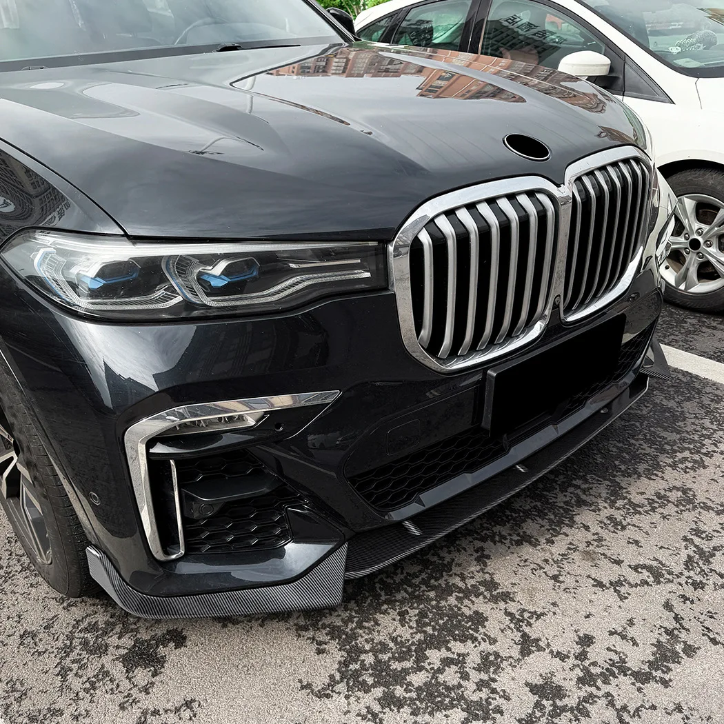 

Fits FOR BMW X7 G07 2019 2020 2021 2022 M Front Bumper Splitter Lip Glossy Black Spoiler Diffuser Body Kit Modification