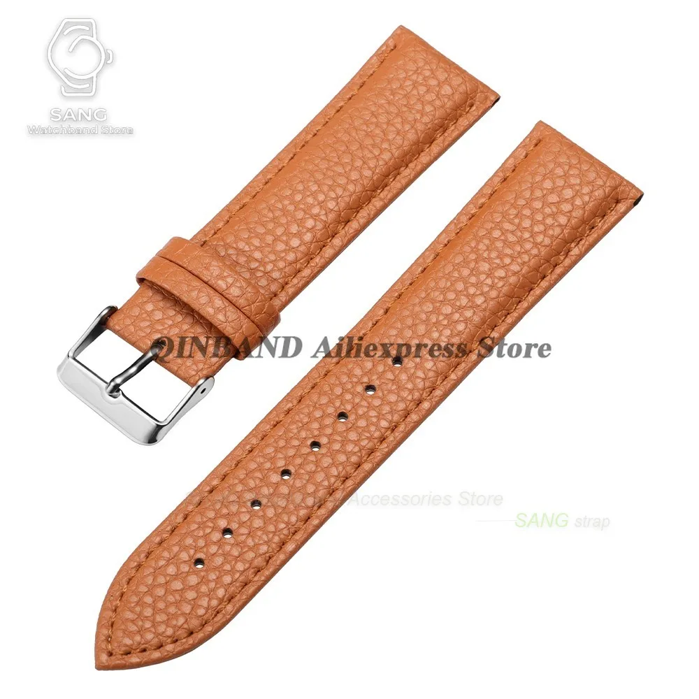 10mm 12mm 14mm 16mm 18mm 20mm 22mm Litschi-Muster Leder-Uhrenarmband Ersatz-Armband für Herren und Damen Sport-Uhrenarmband – Detail 22