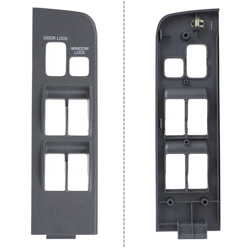 Front Driver Side Window Switch Bezel Trim For Toyota Land Cruiser Fj80 1991 1992 1993 1994 1995 1996 1997 LHD RHD Gray view 3