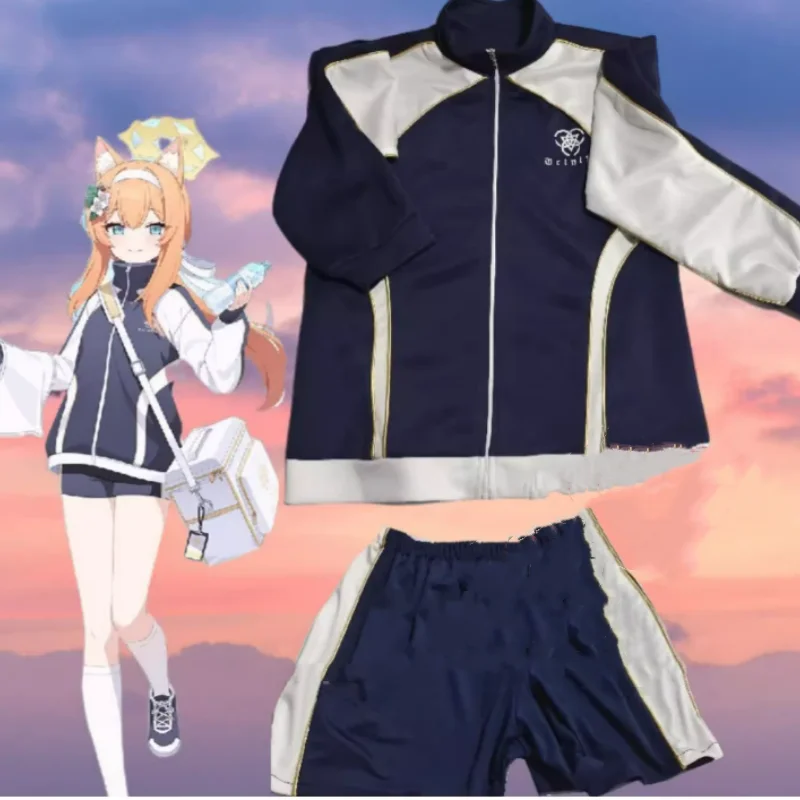 Disfraz de Anime Blue Archive para mujer, uniforme de moda, ropa deportiva de Halloween, traje de gimnasio, Iochi Mari, Hanekawa, Hasumi, Urawa, Hanako