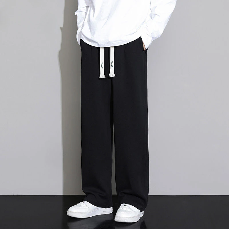 

GELITAYIN Casual Pants Man Straight Loose Trousers For Men Baggy Wide Sale Classic Harajuku Fashion Vintage Streetwear Korean St