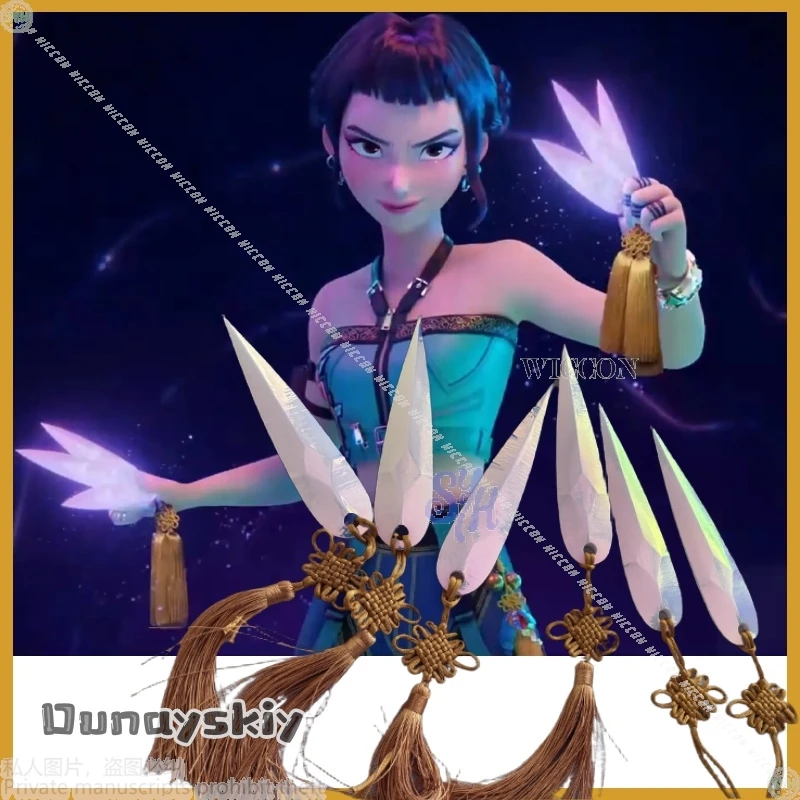 

Zoey 코스프레 3D Polylactic Acid Chinese Knots Props 6pcs Anime Movie Kpop Demon Cosplay Halloween Christmas Party Gifts Disguise