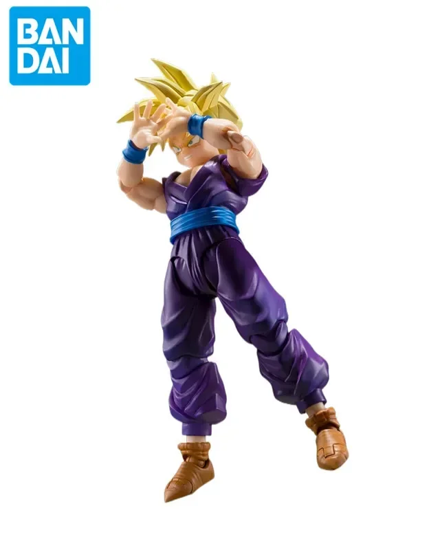 Dragon Ball Z S.H.Figuarts Super Saiyan Son Gohan, оригинальная аниме-фигурка, игрушка, воин, который удивленный Гоку, модель из ПВХ, подарочная кукла