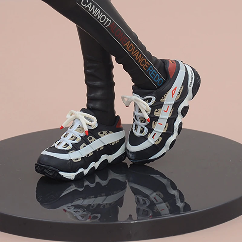 23CM EVA 애니메이션 피규어 아스카 랭글리 소류 조수 브랜드 의상 드레스 모델 장난감 선물 컬렉션 PVC 에반게리온 Aciton Figure