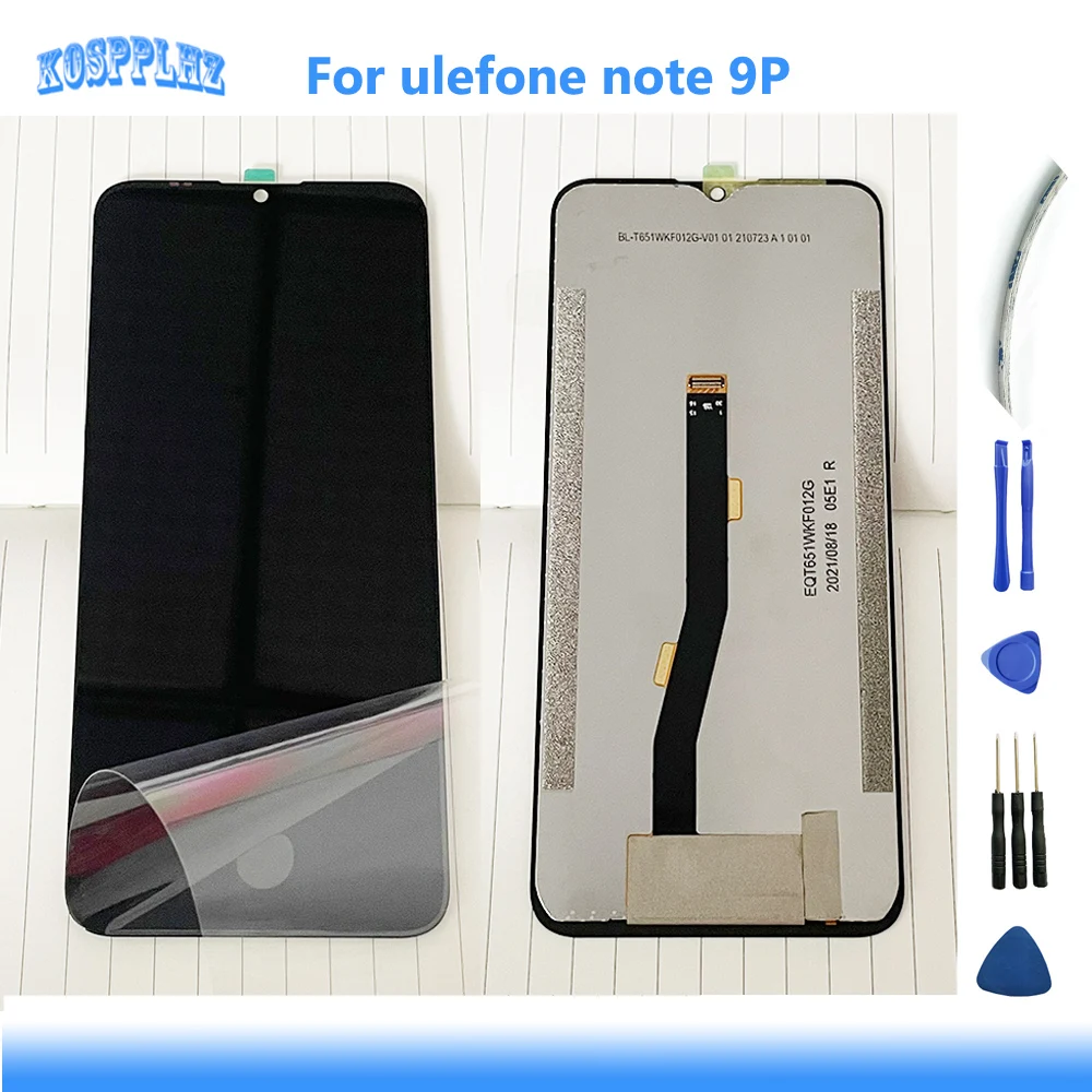 

Для ulefone note 9p ЖК-дисплей + сенсорный экран дигитайзер стеклянная панель в сборе Замена для Ulefone Note9p дисплей часть