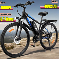 S29PRO E Bike 1000W Powerful Motor 48V21AH Battery Hydraulic shock absorber Electric Bike 21-Speed 29-Inch Tire Electric Bicycle