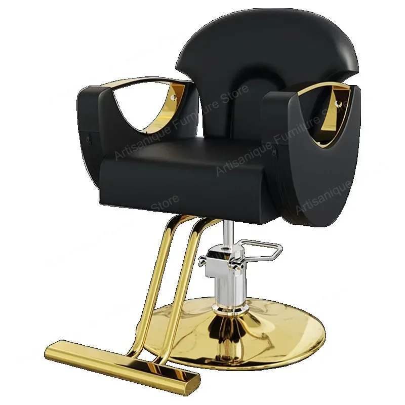 # Fashion Hairdressing Barber Chair Reclining Backrest Salon Chair Italian Swivel Silla Barbero Beauty Salon Furniture