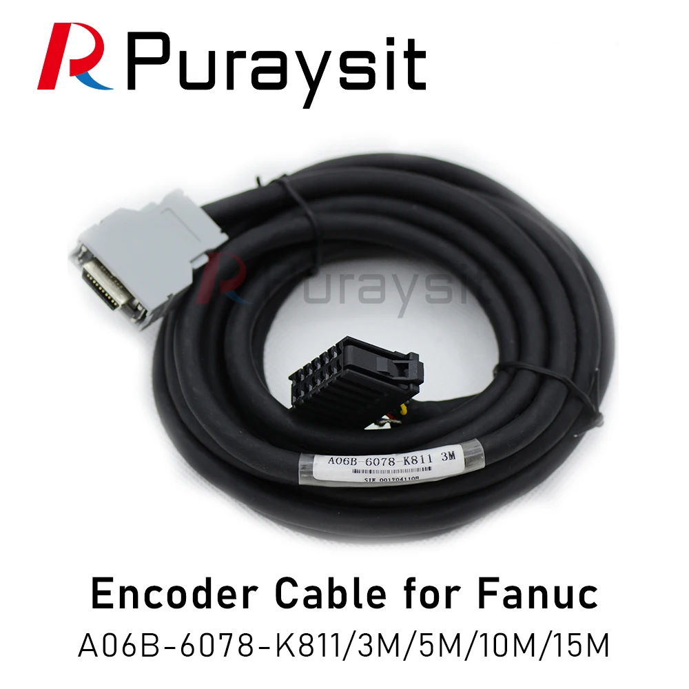 Puraysit Servo Motor Encoder Cable A06B-6078-K811 A06B-6078-JYA2 for Fanuc