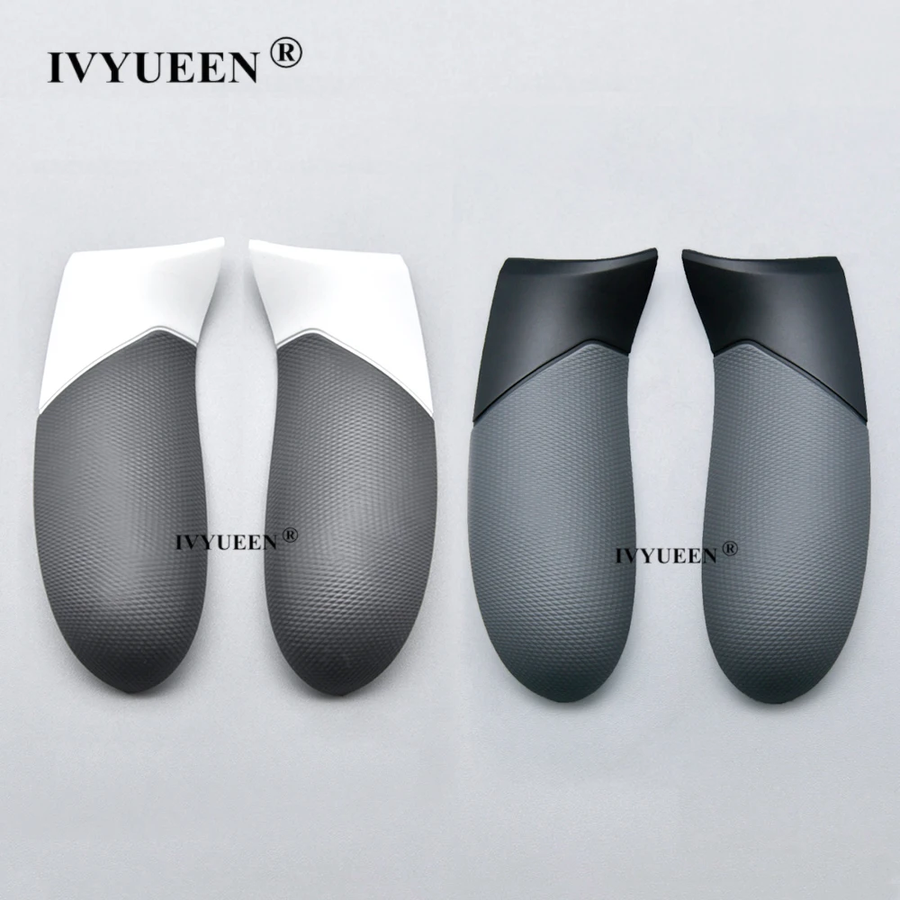 IVYUEEN untuk XBox One Pengendali Elit Seri 1 Rel Samping Karet Pegangan Belakang Pengganti Panel Belakang Casing Pelat Muka
