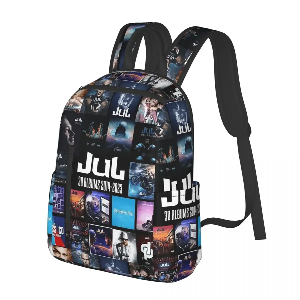 

Jul French Rapper Student Backpack School Bag Hiking Travel Daypack for Boys Girls Fashion Bookbag Shoulder Bags