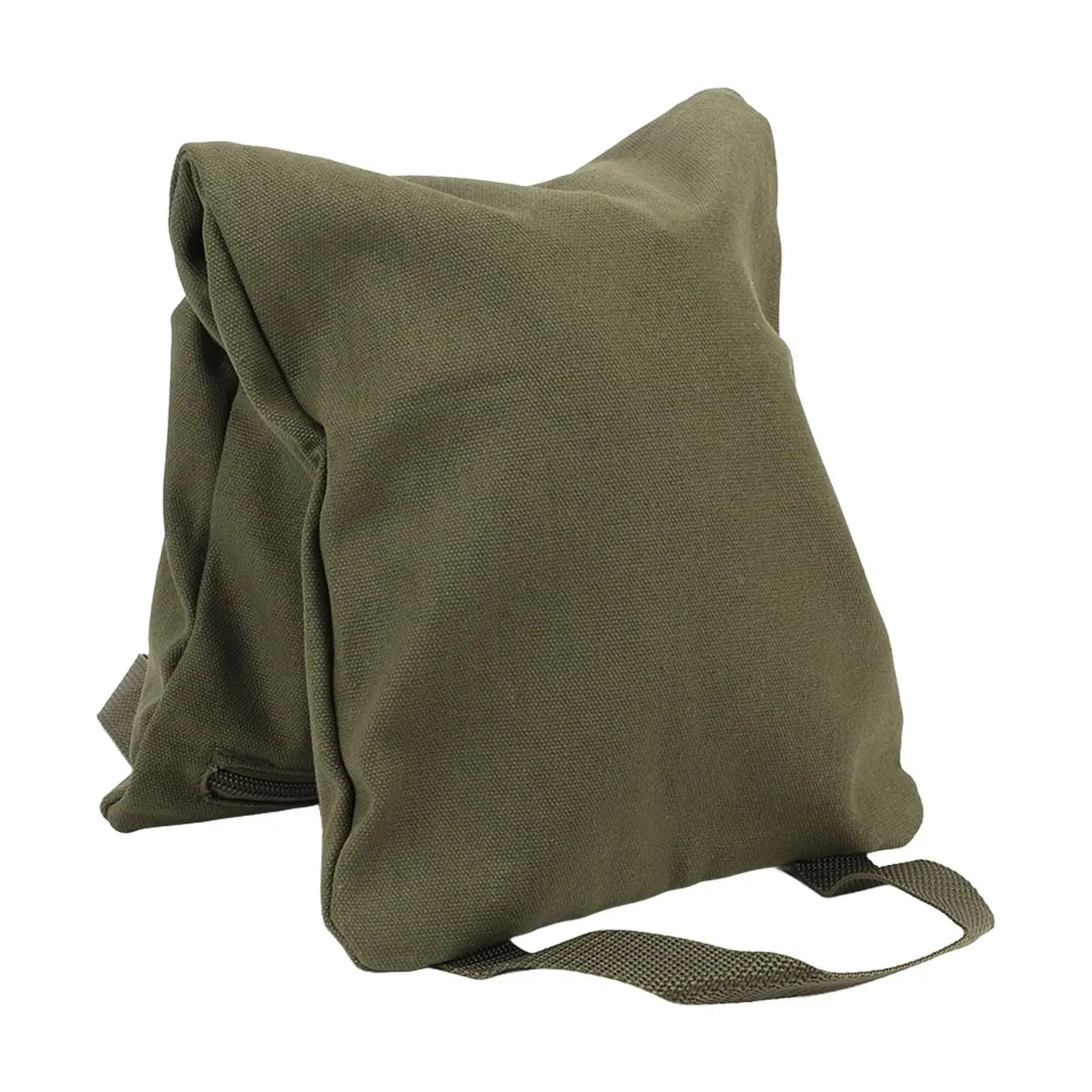 Portable Military Green for yoga Sand Bag with Handle - Fillable Canvas Weights for yoga & Training