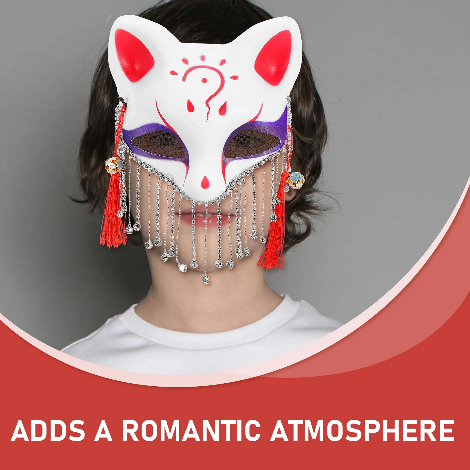 

Little Fox Mask Prop Animal Masks for Party Costume Cosplay Masquerade Decorative Foxes