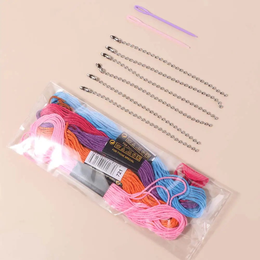 

6pcs/lot Non-woven Animal Sewing Set Sewing Activities Ornaments Stuffed Handmade Keychain Handmade Felt Animals DIY Sewing