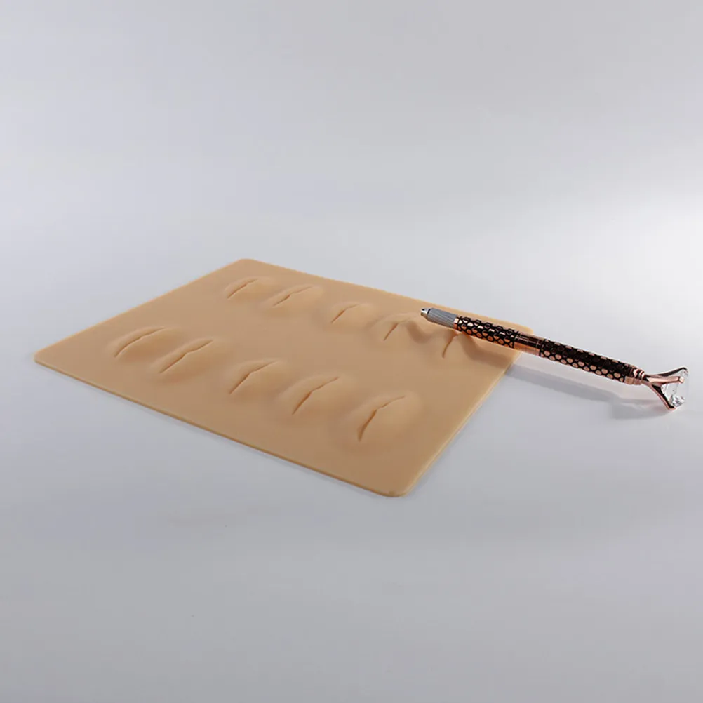 

3D-таблица для отработки навыков макияжа губ, имитирующая кожу, для самостоятельного обучения