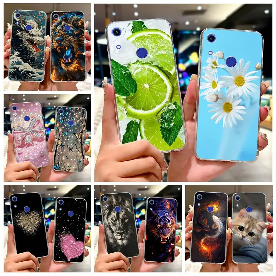 Чехол для Huawei Honor 8A Honor8A Prime JAT-LX1, модный окрашенный чехол, мягкий тонкий чехол для телефона Honor 8C 8X Honor8C Honor8X Fundas