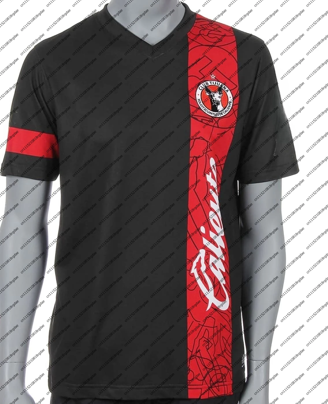 2026 Club Tijuana Retro Soccer Jersey Men Women Mexico Football T-Shirt Vertical Stripe Fan Short Sleeve Sports Family Kids Tees