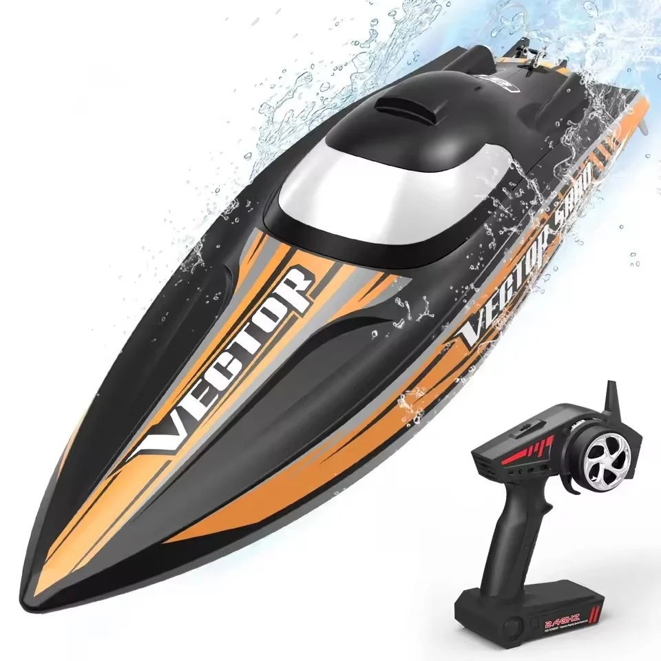 Exa79804 Vector Sr80 Rtr With Auto Roll Back Function Super High Speed Remote Control Boat 70 Km/H 5200mah Dual Battery Power