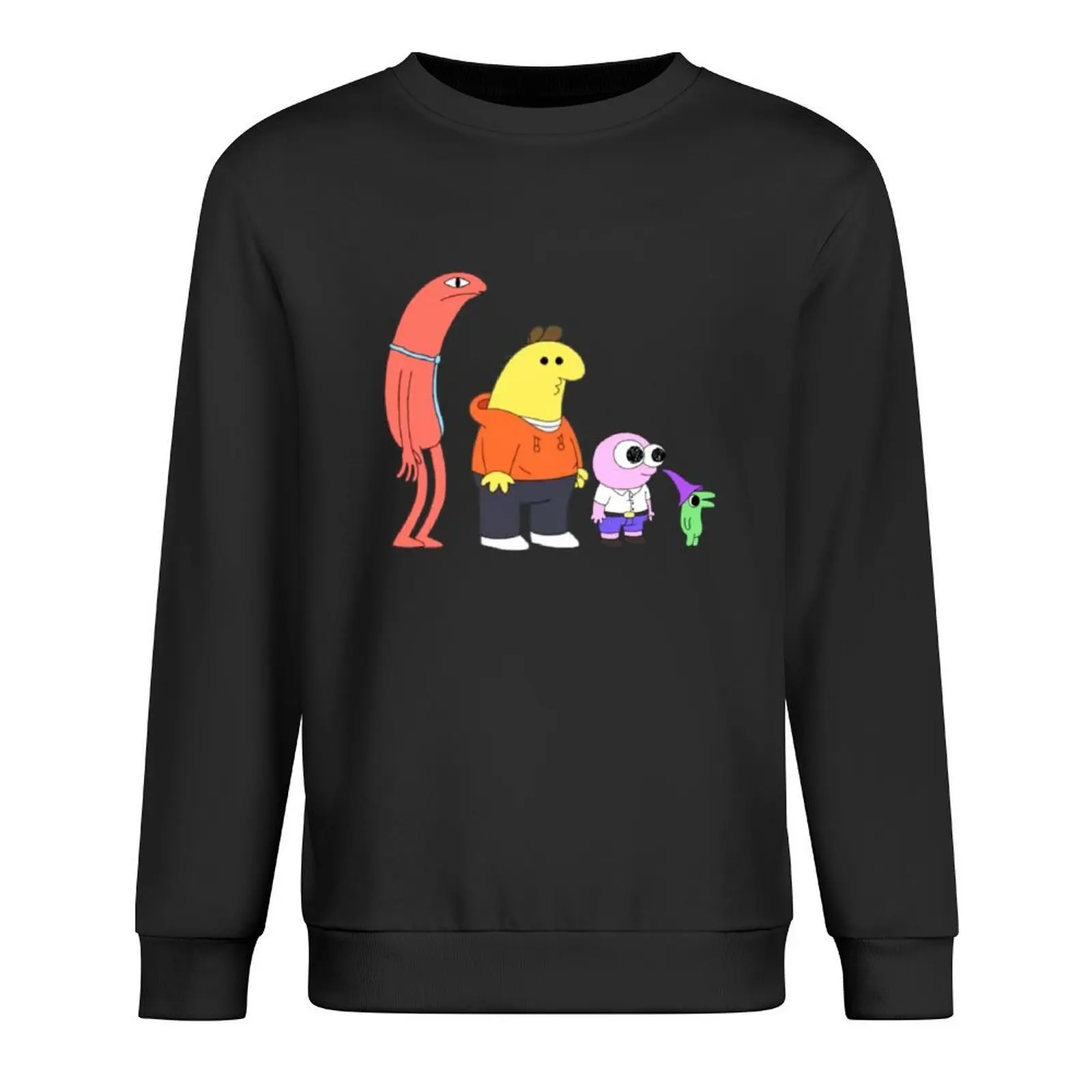 

BEST SELLING - Smiling Friends All Smiling Friends Design Pullover mens clothing mens clothes new sweatshirts