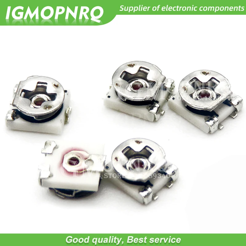 

10pcs 3*3 Trimmer resistance Potentiometer Trimpot SMD 3X3 Adjustable Variable resistor 100 500 1K 2K 5K 10K 20K 50K 100K 1M ohm