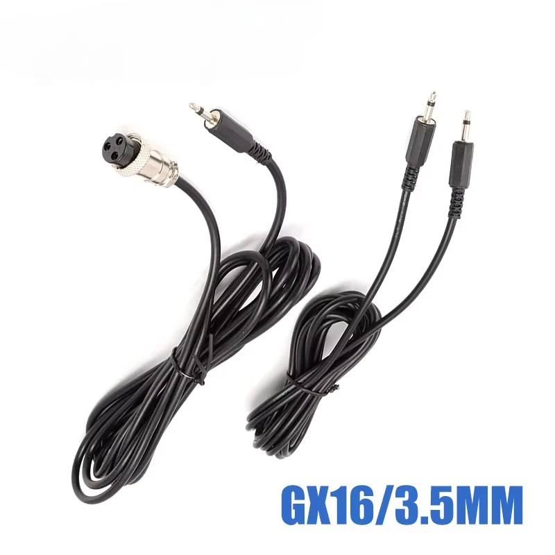 GX16 3Pin to 3.5mm Female Aviation Plug Connector Wire Dispensing Machine Manual Switch Line 3.5MM Male To Male 1.5M 3M Cables