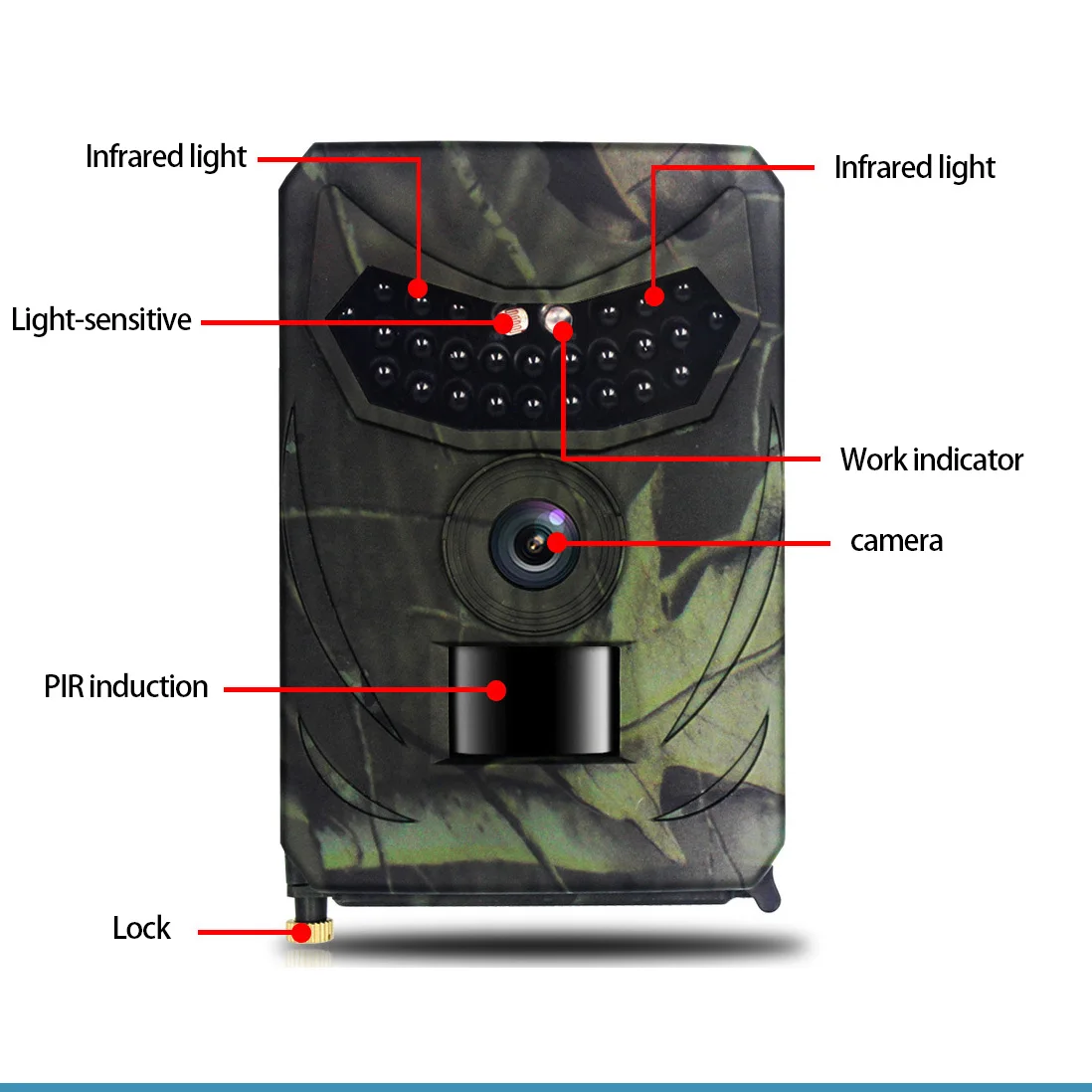 1080P 16MP Trail Camera Wildlife Camera Hunting Trail Cameras for Outdoor Wildlife Animal Scouting Security Surveillance