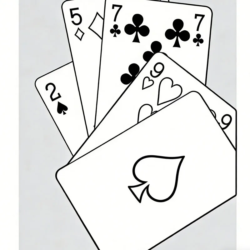 Card Change (Large)  Mixed Cards  Magic Trick Transform to Straight Flush  Stage & Close-Up Illusion Gimmick
